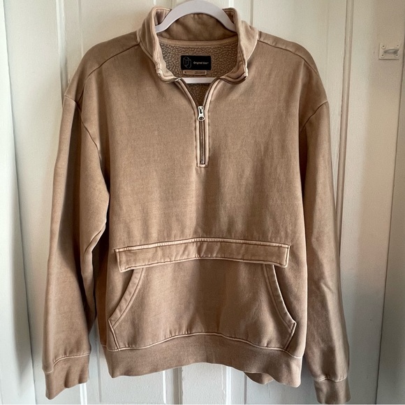 Original Use (Target) Beige 3/4 Zip Pullover Sweater / Sweatshirt Women’s Large - Picture 8 of 10